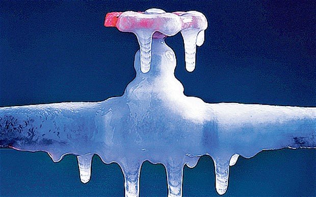 frozen water pipes