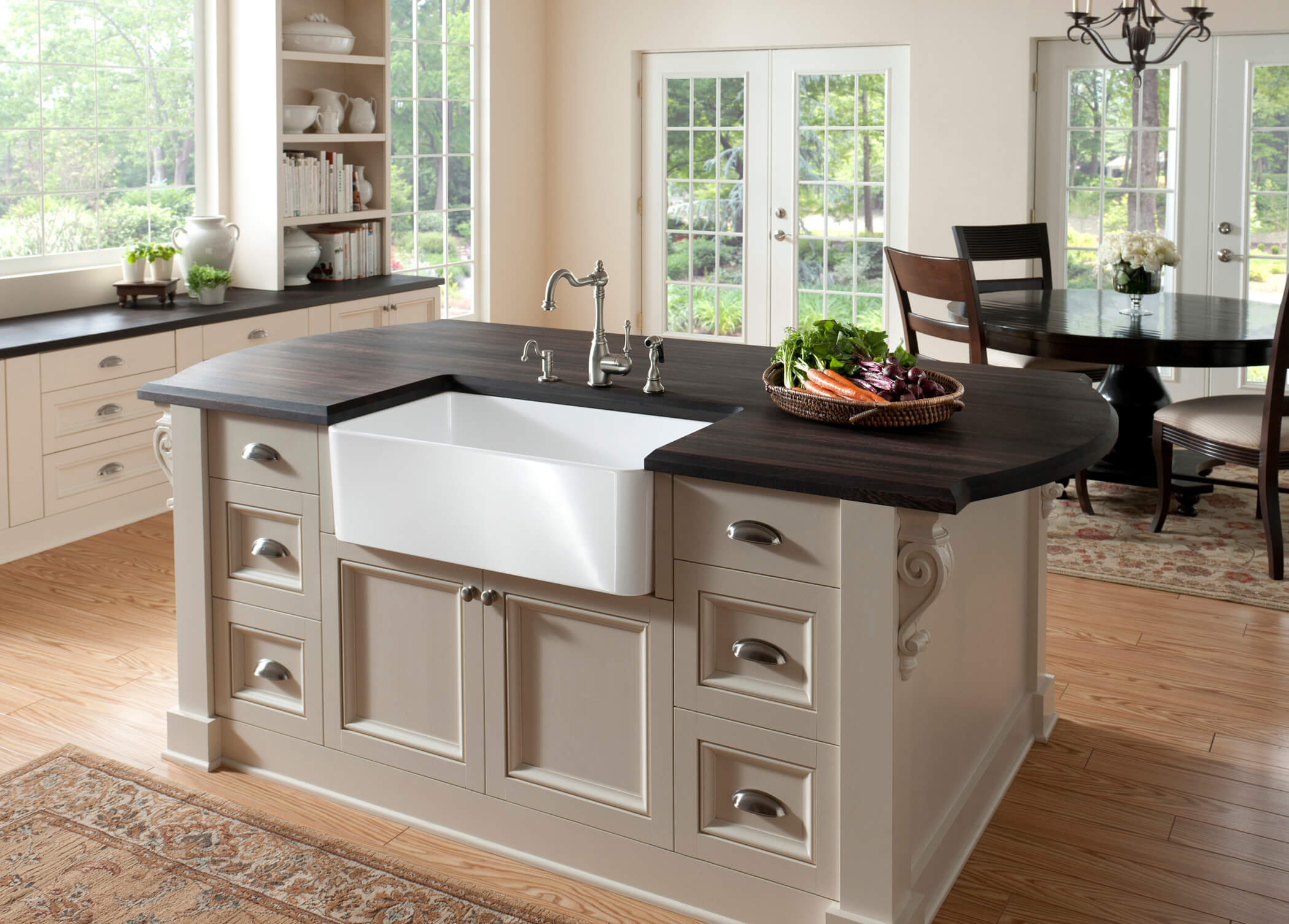 installing a kitchen island with sink