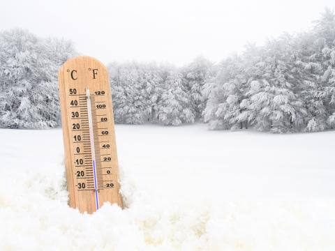 subzero temperatures and winter storms