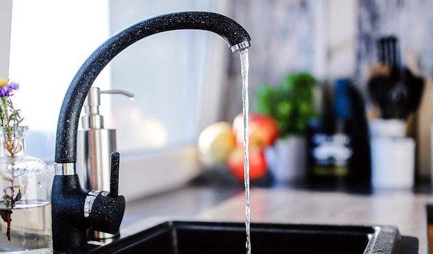 water right from the tap